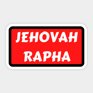 Jehovah Rapha | Christian Typography Sticker